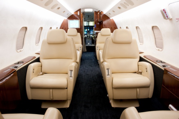 Na pokładzie prywatnego odrzutowca